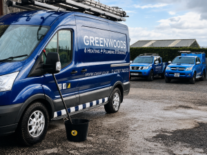 Greenwoods Heating & Plumbing van